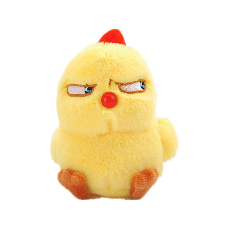 Wholesale of Cute Yellow Chicken Plush Doll Pendants and Keychains
